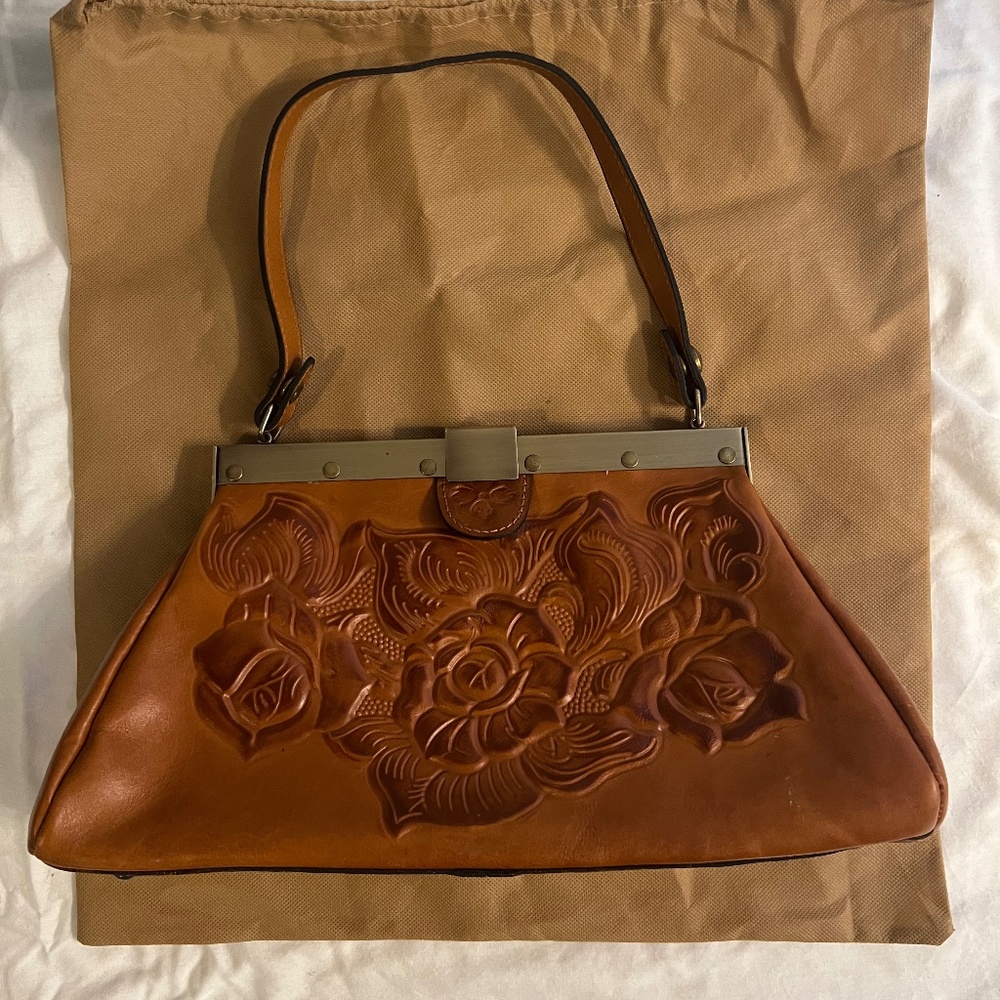 Patricia Nash Tooled Leather Handbag